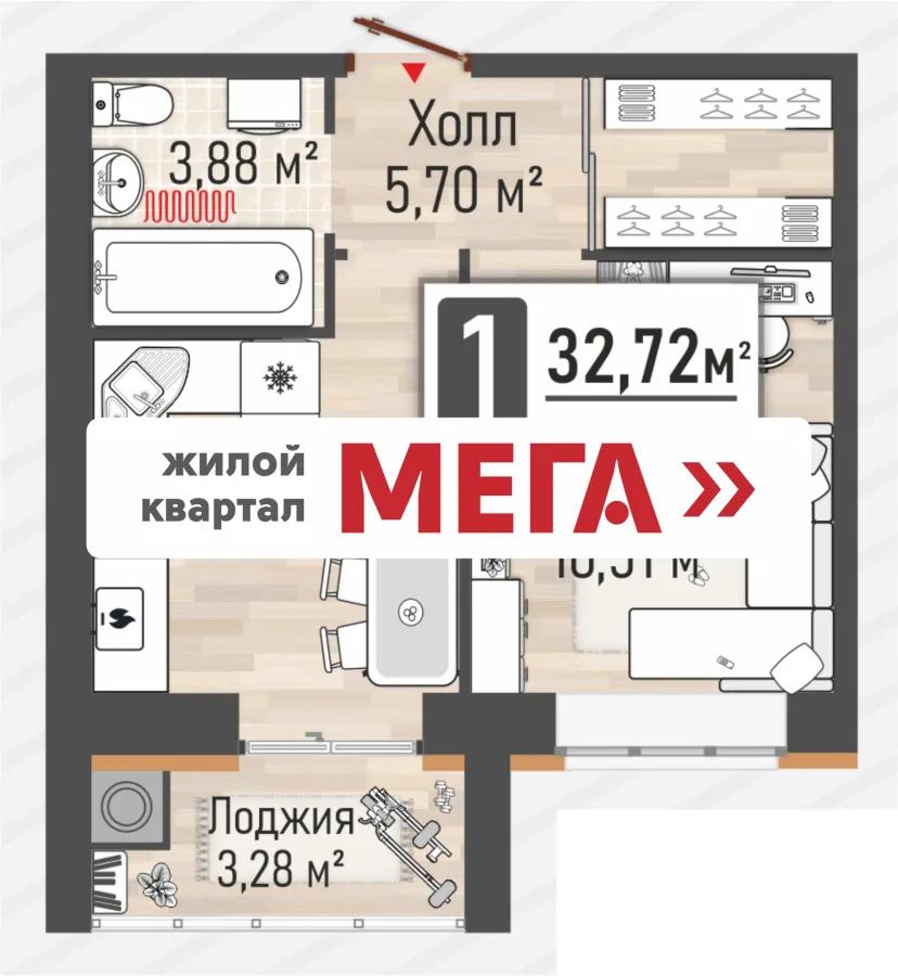 Планировка К1-31.08-1