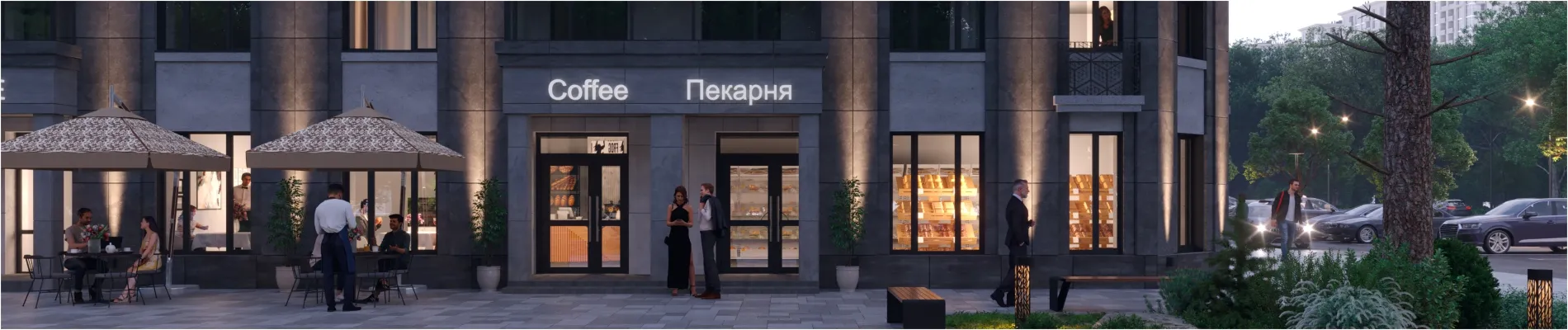 Коммерческая инфраструктура ЖК Ривьера